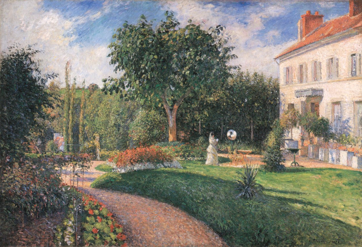 A Mathurins kert, Pontoise alkotó: Camille Jacob Pissarro