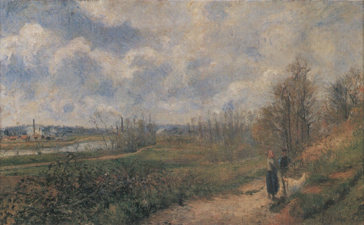 La Sente du Chou, Pontoise alkotó: Camille Jacob Pissarro