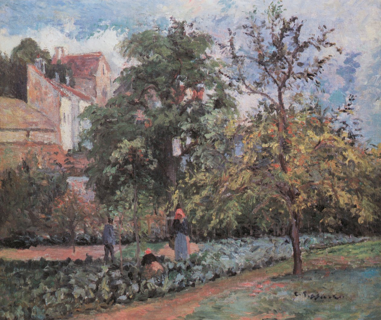 La Verger, Maubuisson, Pontoise alkotó: Camille Jacob Pissarro