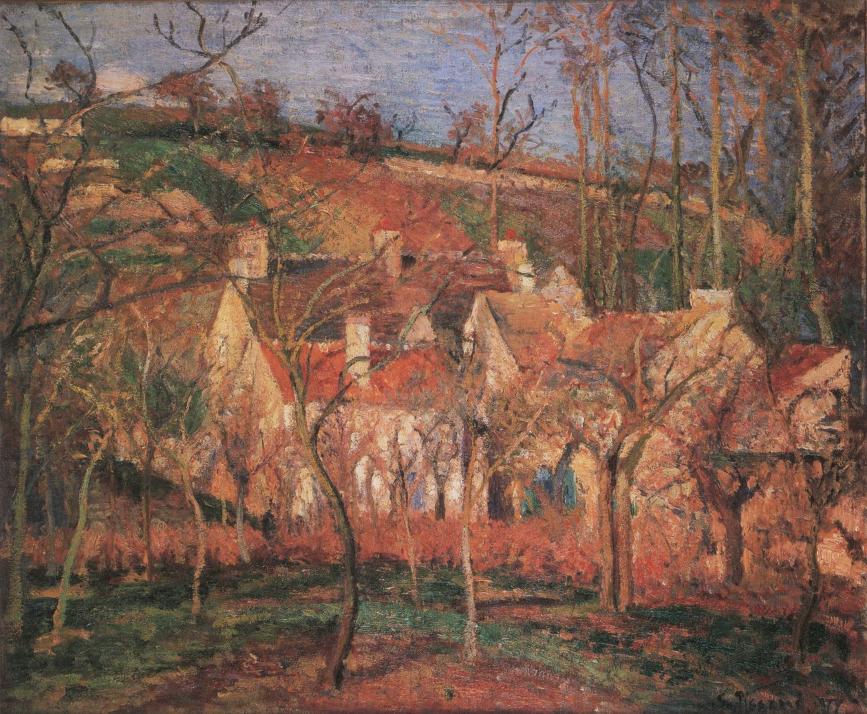 La Verger, Côtes Saint-Denis, Pontoise alkotó: Camille Jacob Pissarro