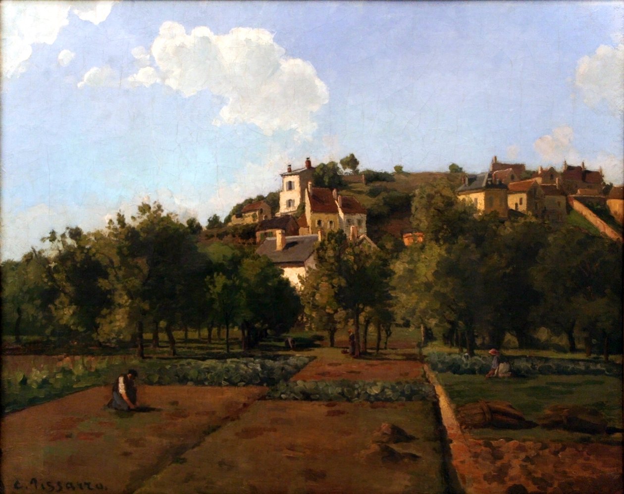 Le Gardin de Mauboisson, Pontoise alkotó: Camille Jacob Pissarro