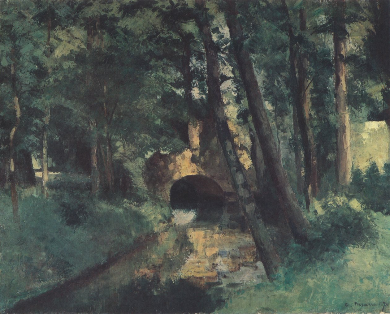 A kis híd alkotó: Camille Jacob Pissarro