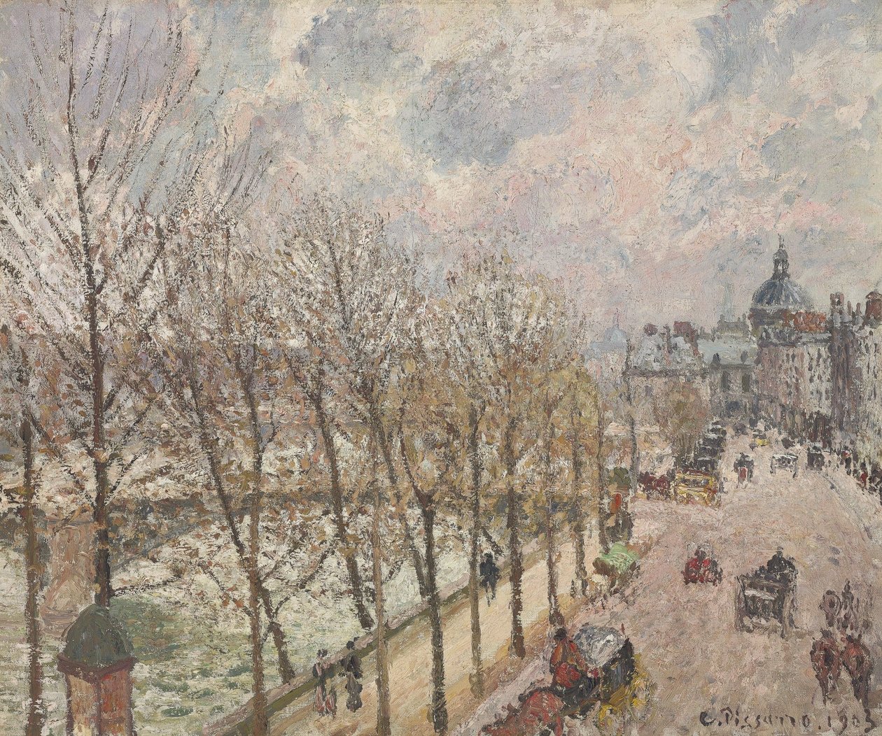 A Quai Malaquais és az Intézet alkotó: Camille Jacob Pissarro