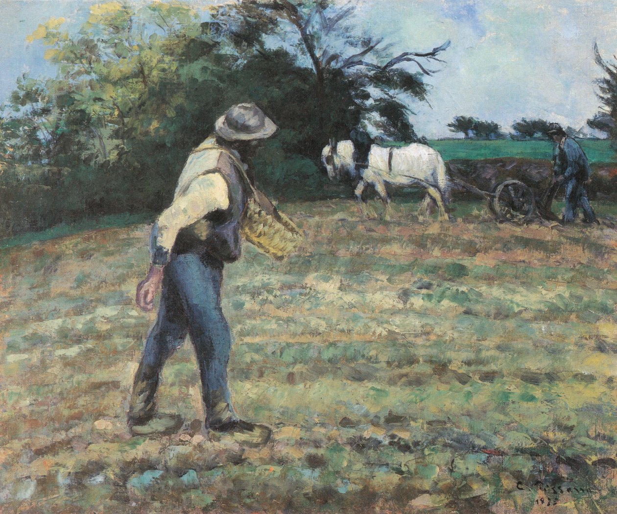 A magvető, Montfoucault alkotó: Camille Jacob Pissarro