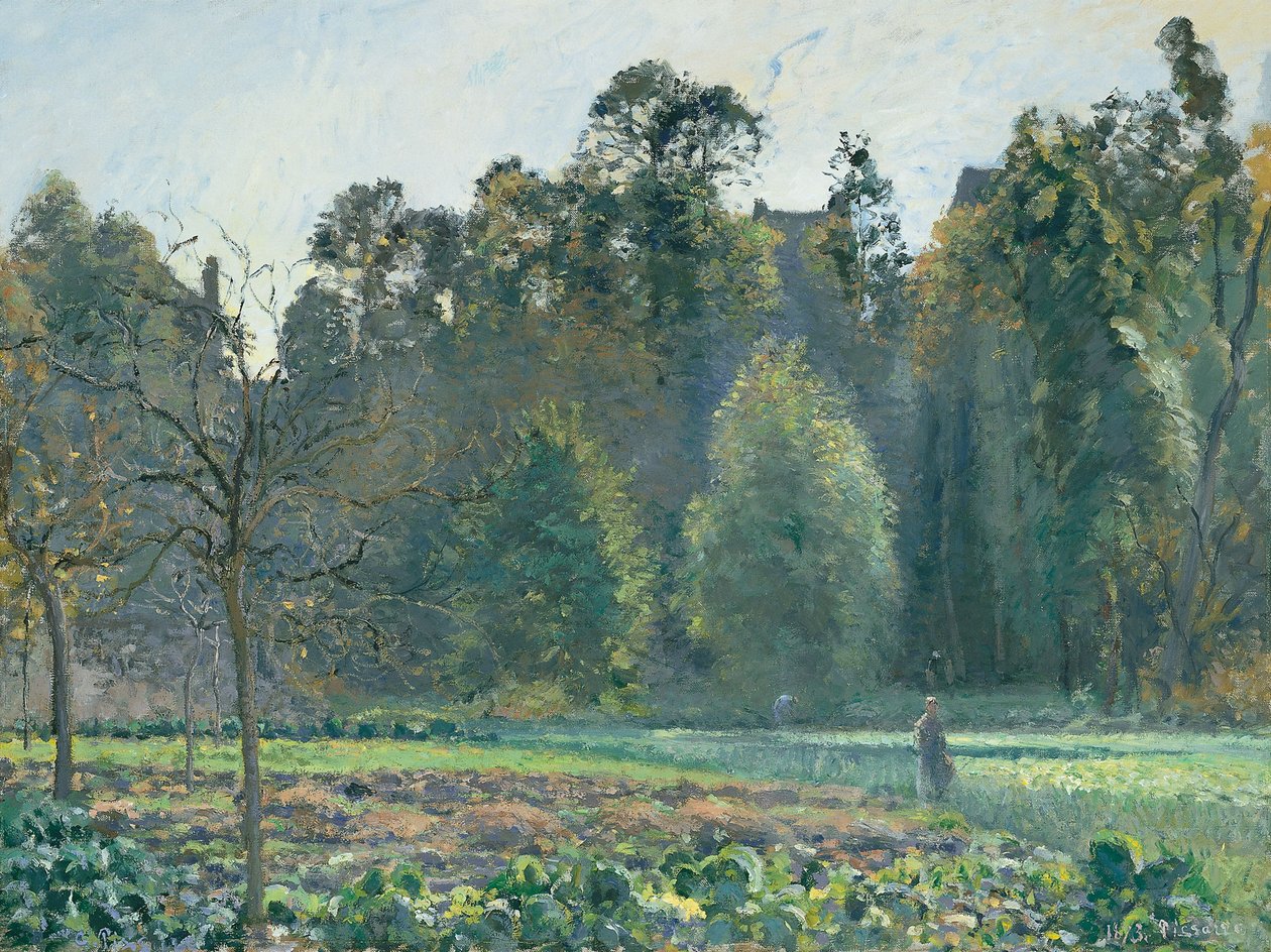 A káposztaföld, Pontoise alkotó: Camille Jacob Pissarro