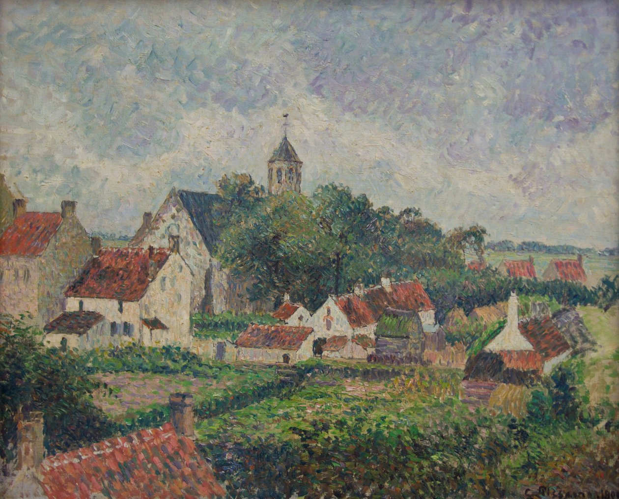 Knocke falu alkotó: Camille Jacob Pissarro
