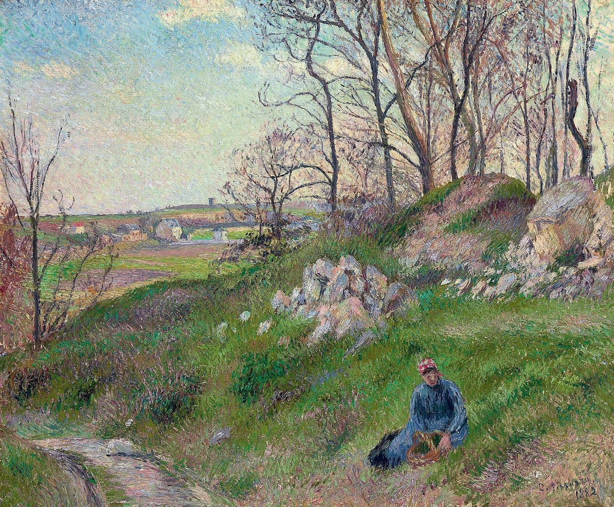Les carrières du Chou, Pontoise alkotó: Camille Jacob Pissarro