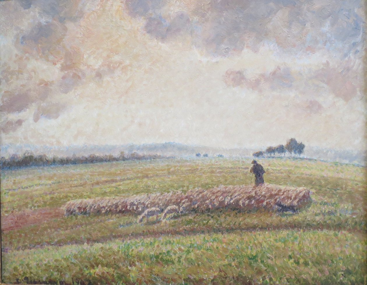 Táj birkanyájjal alkotó: Camille Jacob Pissarro