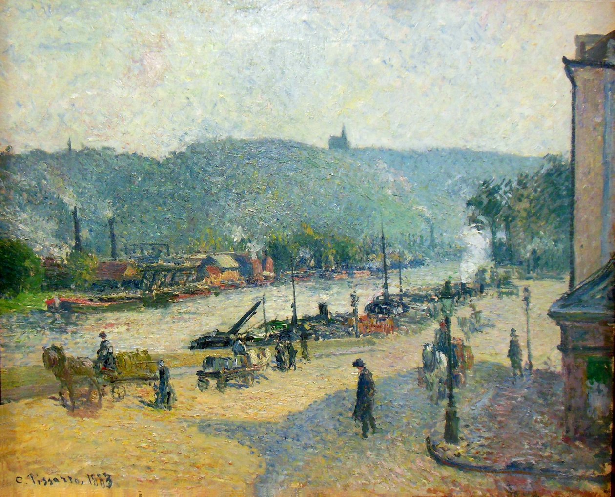 Helyezze a Lafayette -t alkotó: Camille Jacob Pissarro