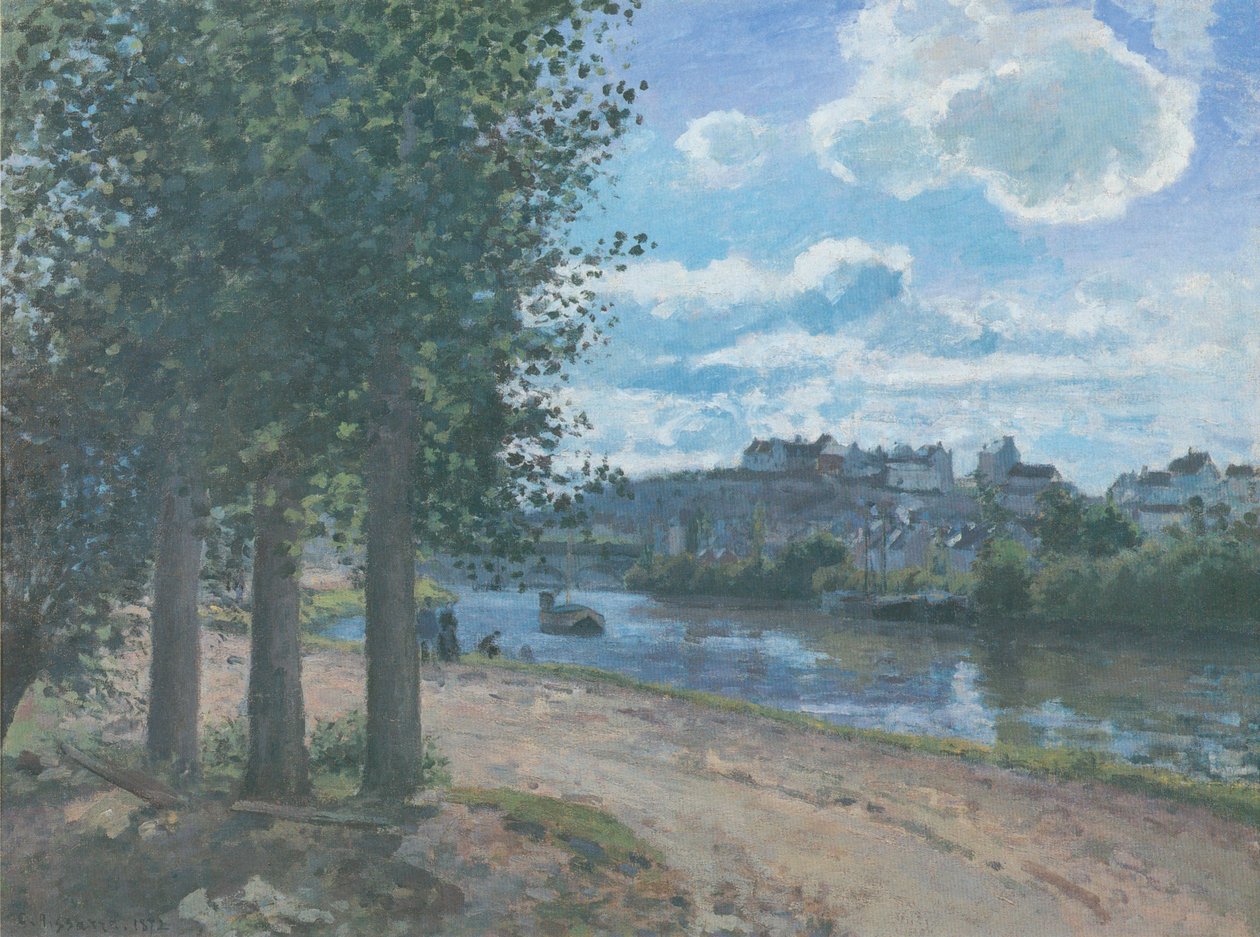 Pontoise, Banks of the Oise alkotó: Camille Jacob Pissarro