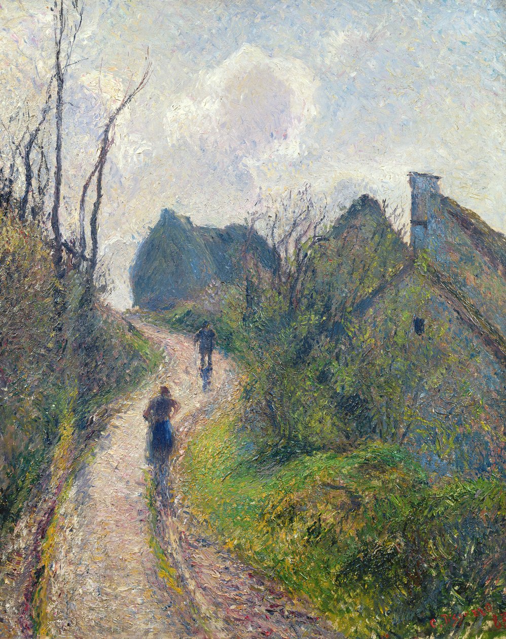 Útmászás Osnyba, 1883 alkotó: Camille Jacob Pissarro
