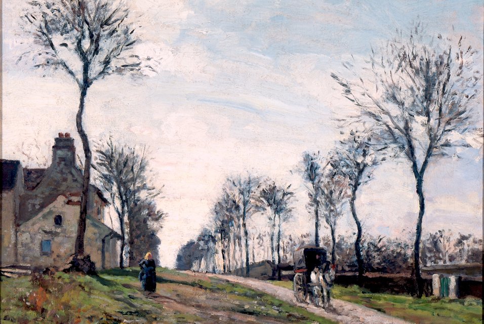 Út Marlyba alkotó: Camille Jacob Pissarro