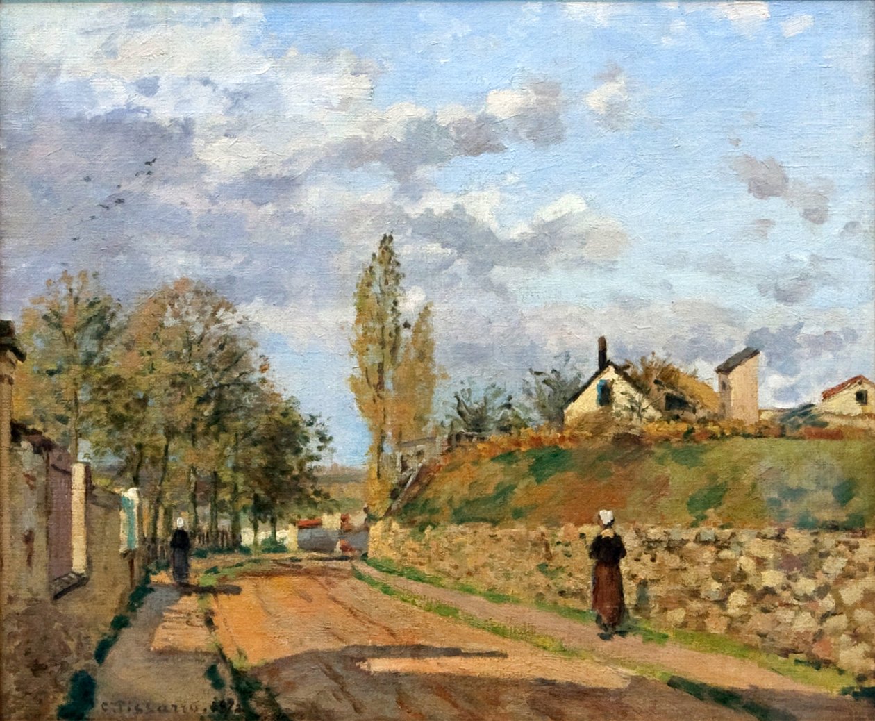 Rue de Beaujour, Pontoise alkotó: Camille Jacob Pissarro