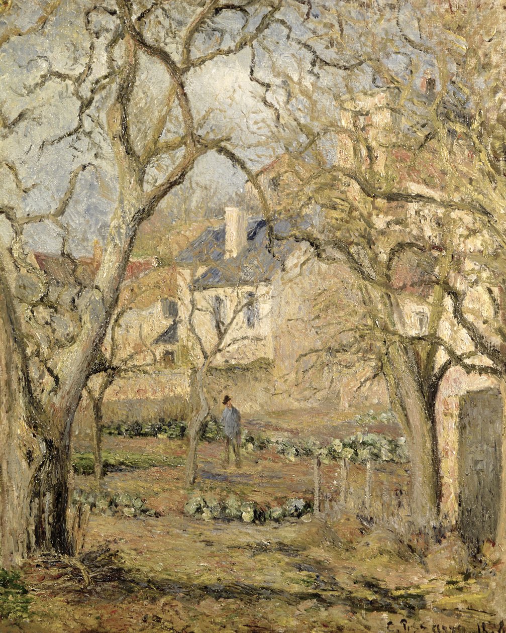 A veteményeskert, 1878 alkotó: Camille Jacob Pissarro