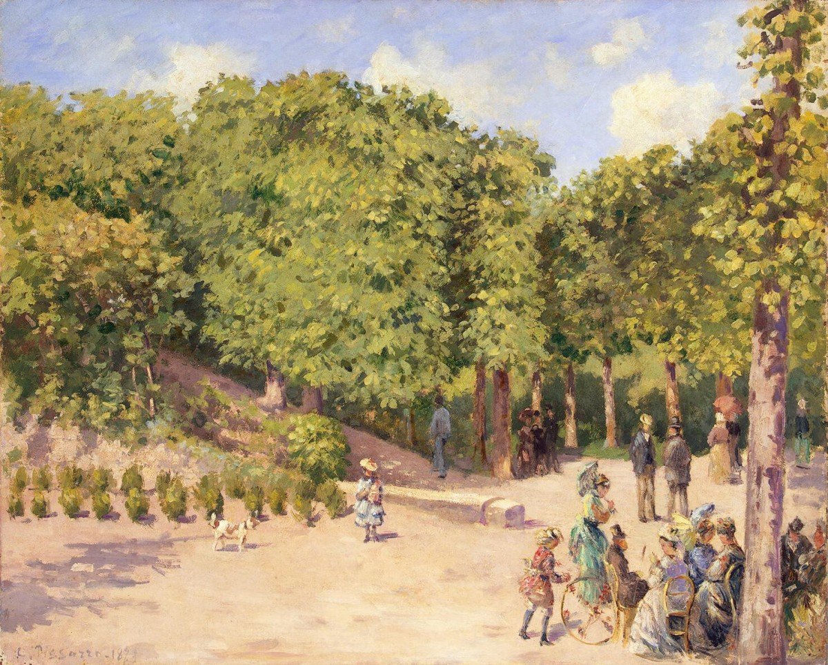 Városliget Pontoise -ban alkotó: Camille Jacob Pissarro