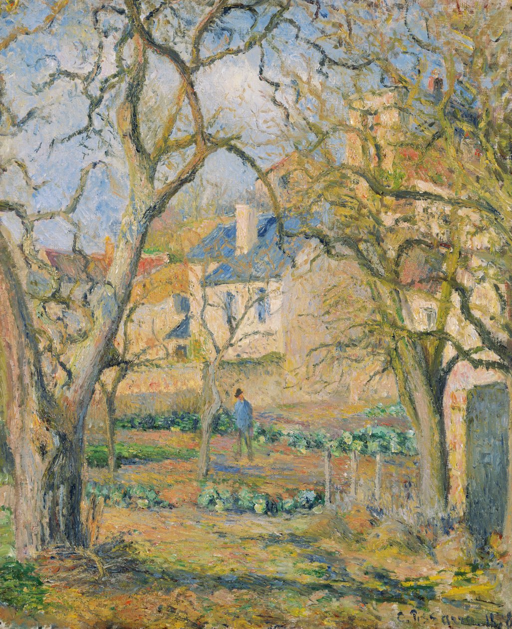 Zöldségeskert alkotó: Camille Jacob Pissarro