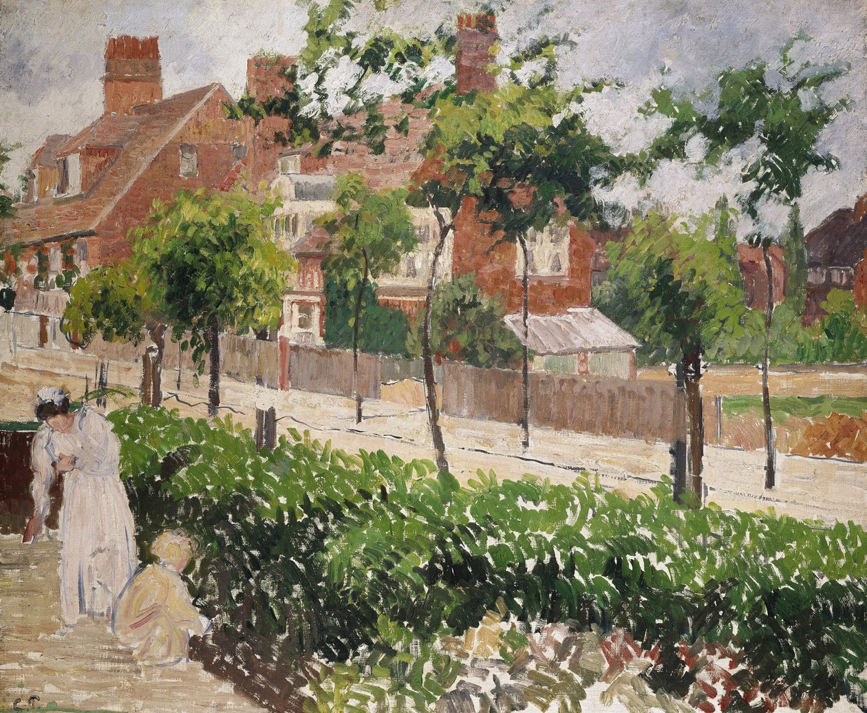 Bedford Park, Bath Road, London, 19. század alkotó: Camille Jacob Pissarro