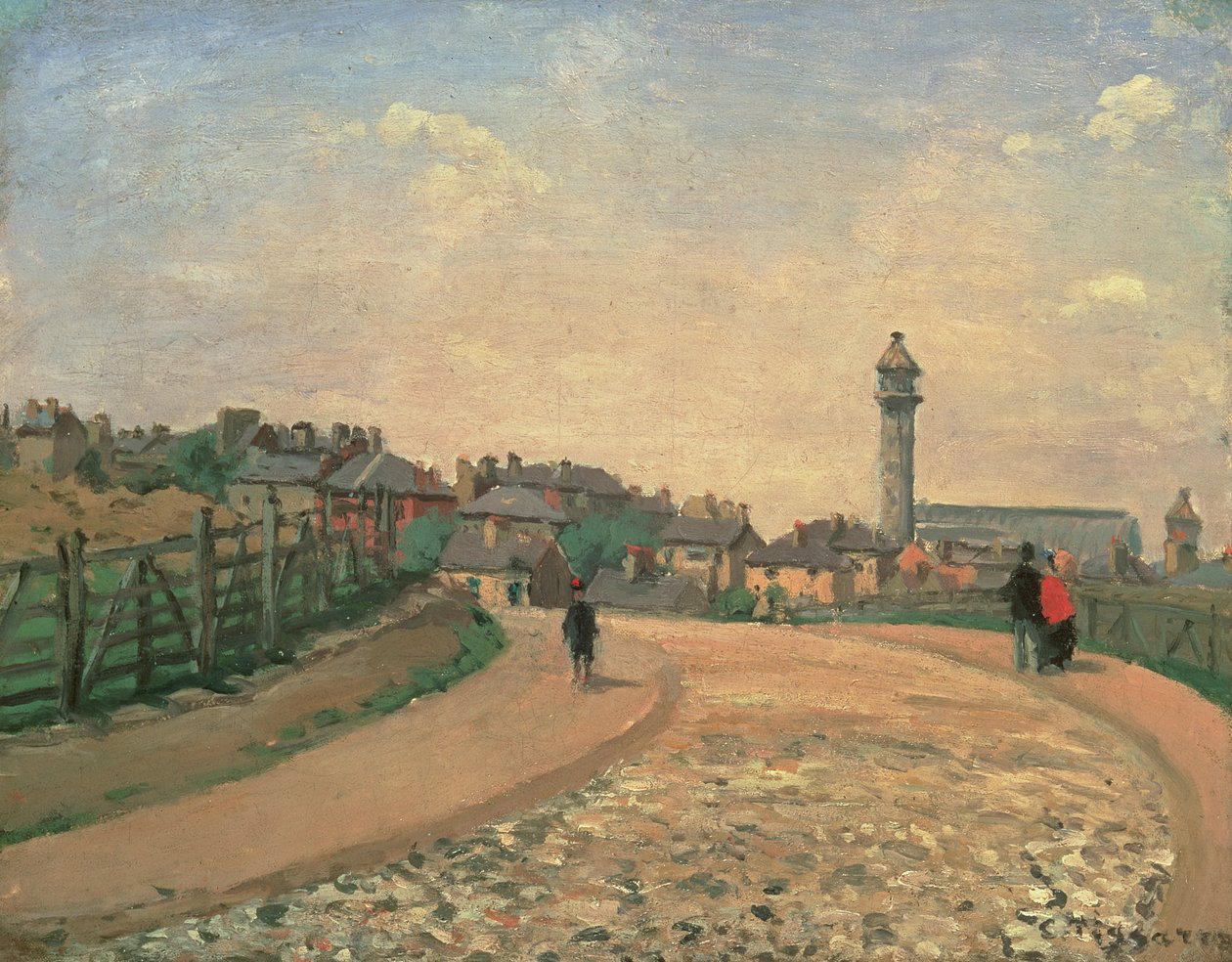 Crystal Palace, Felső-Norwood alkotó: Camille Jacob Pissarro