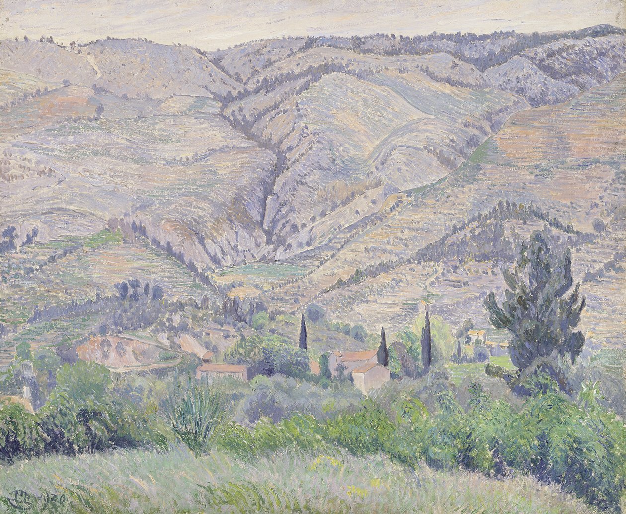Le Ragas, Toulon közelében, 1930 körül alkotó: Camille Jacob Pissarro