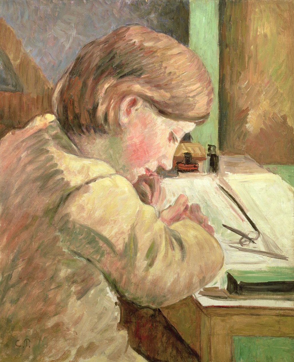 Pál írása, 1894 körül alkotó: Camille Jacob Pissarro