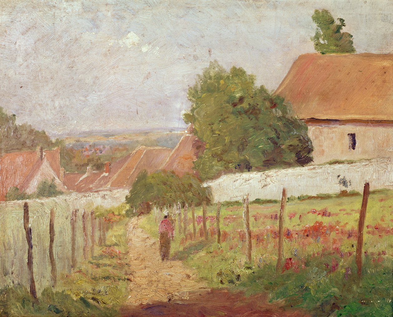 Ile de France táj alkotó: Camille Jacob Pissarro