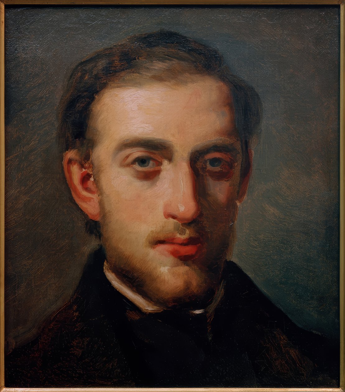 Fritz Melbye festő portréja alkotó: Camille Jacob Pissarro