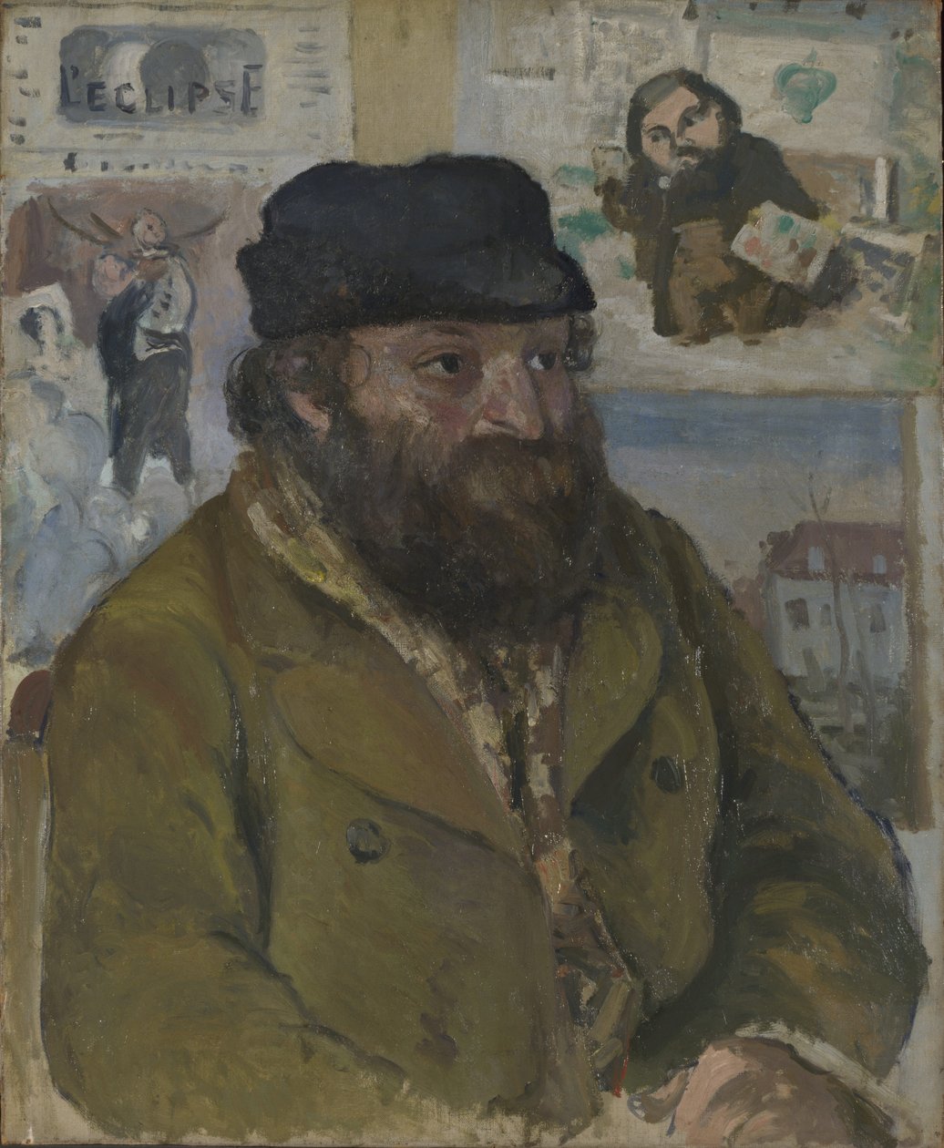 Paul Cézanne arcképe alkotó: Camille Jacob Pissarro