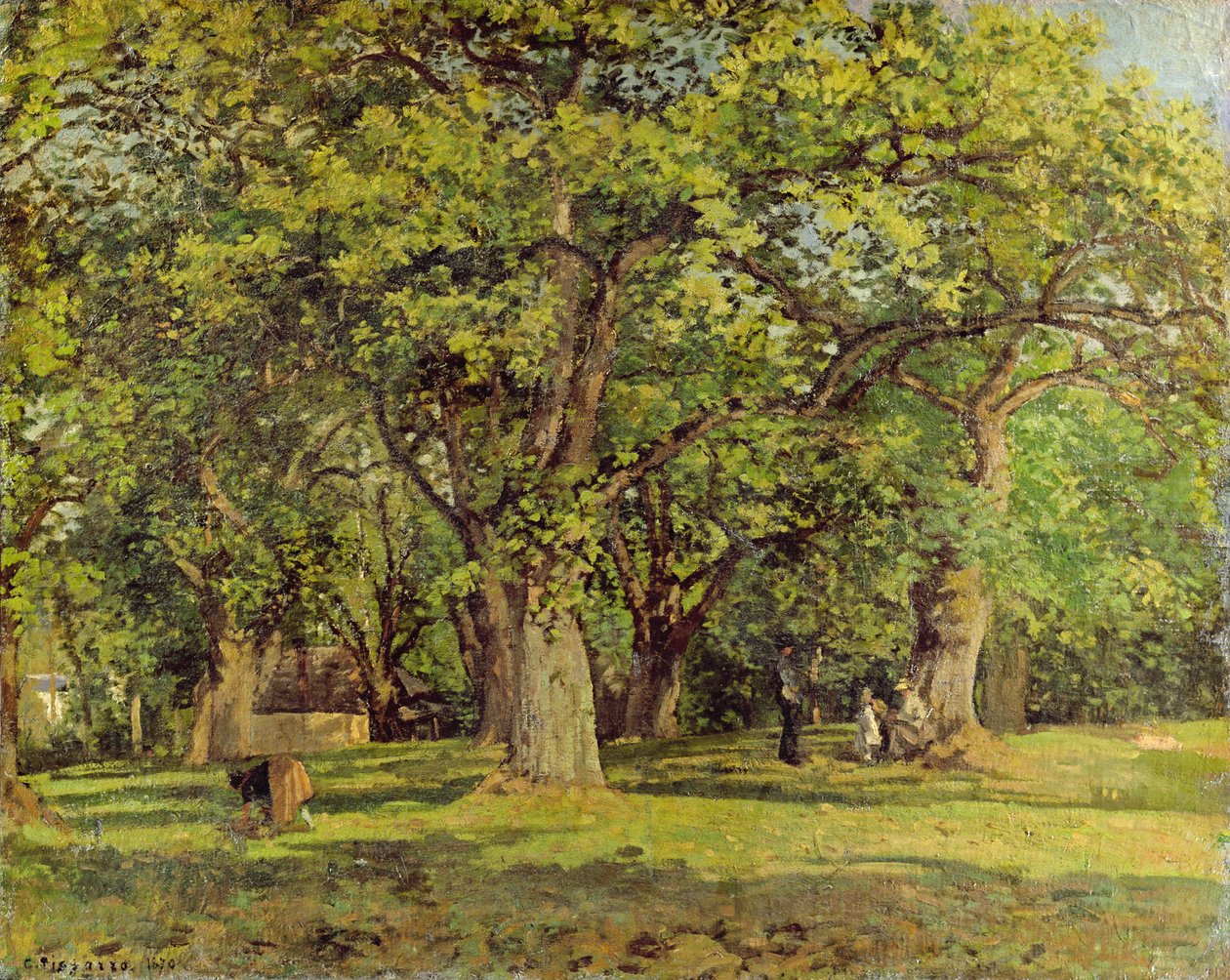 Az erdő, 1870 alkotó: Camille Jacob Pissarro