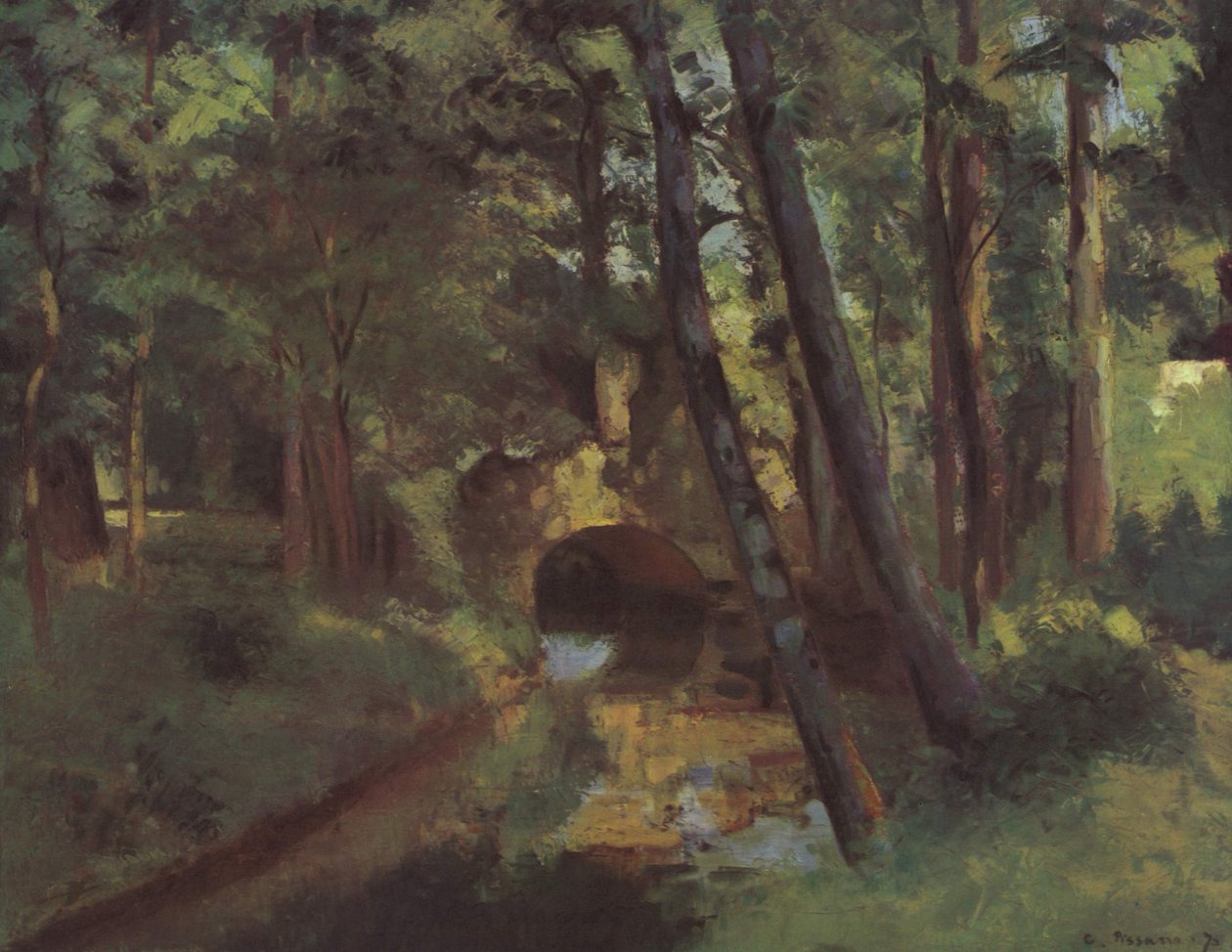 A kis híd, Pontoise alkotó: Camille Jacob Pissarro