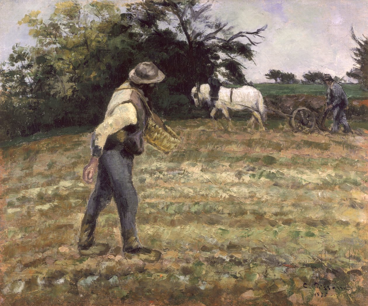 A Magvető, Montfoucault, 1875 alkotó: Camille Jacob Pissarro