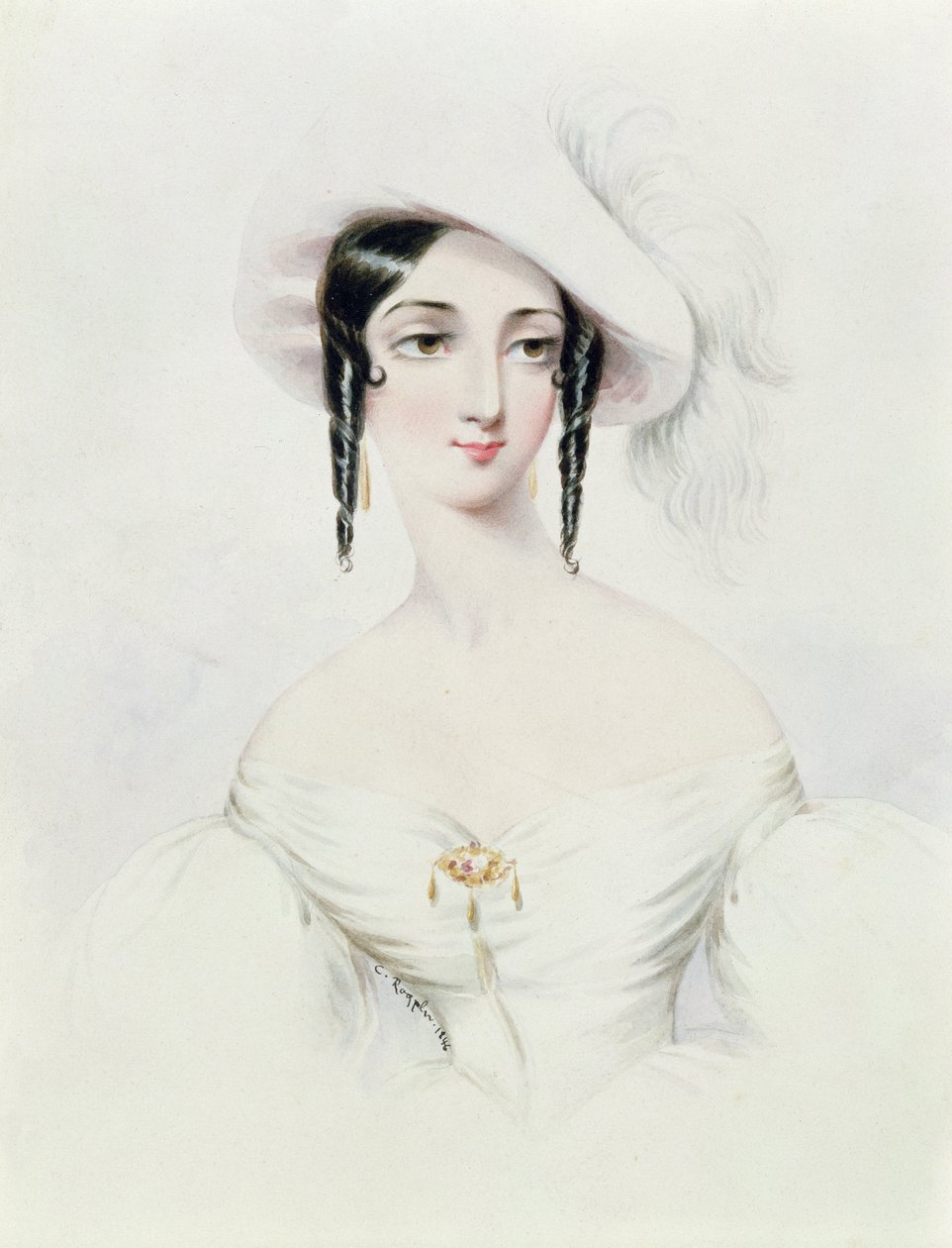 Lola Montez (1821-61) portréja, 1846 alkotó: Camille Joseph Etienne Roqueplan