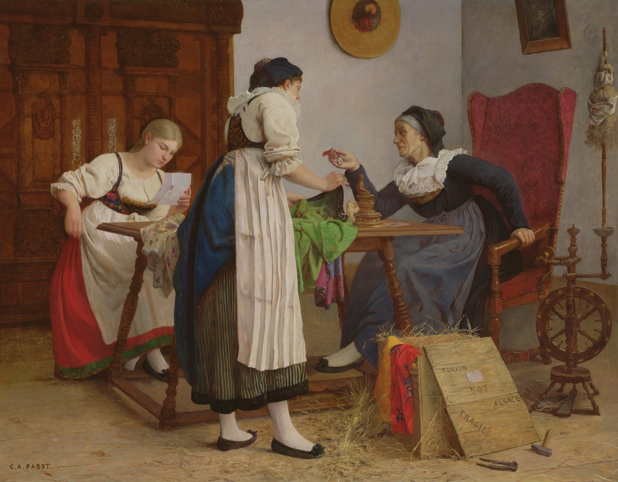 Tonkin levele, 1898 alkotó: Camille Alfred Pabst