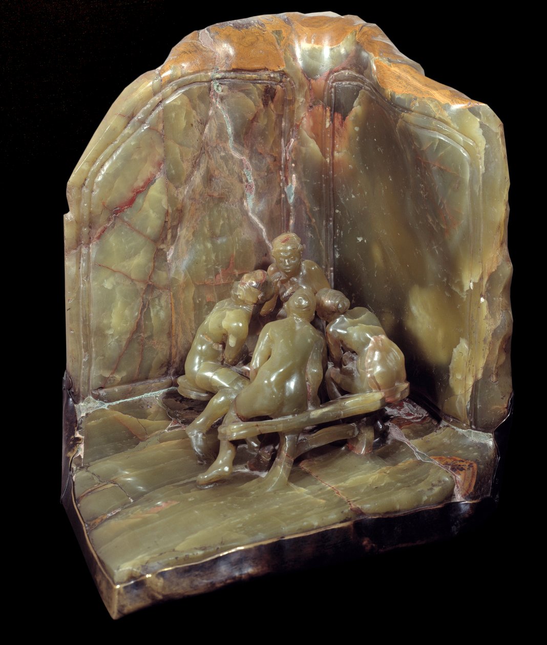 "szerelmes ülések" 1897 (bronz és ónix) alkotó: Camille Claudel