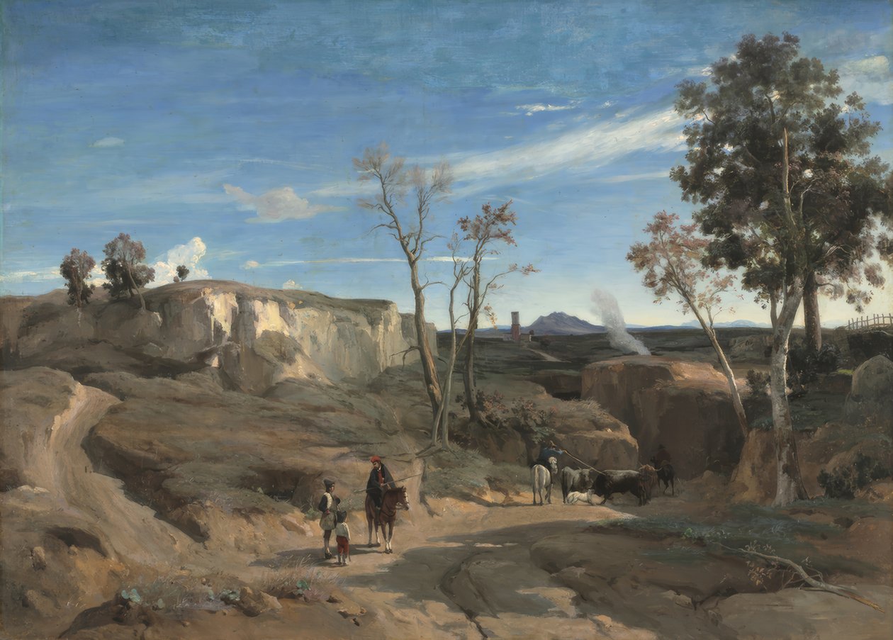 La Cervara, a római Campagna alkotó: Camille Corot
