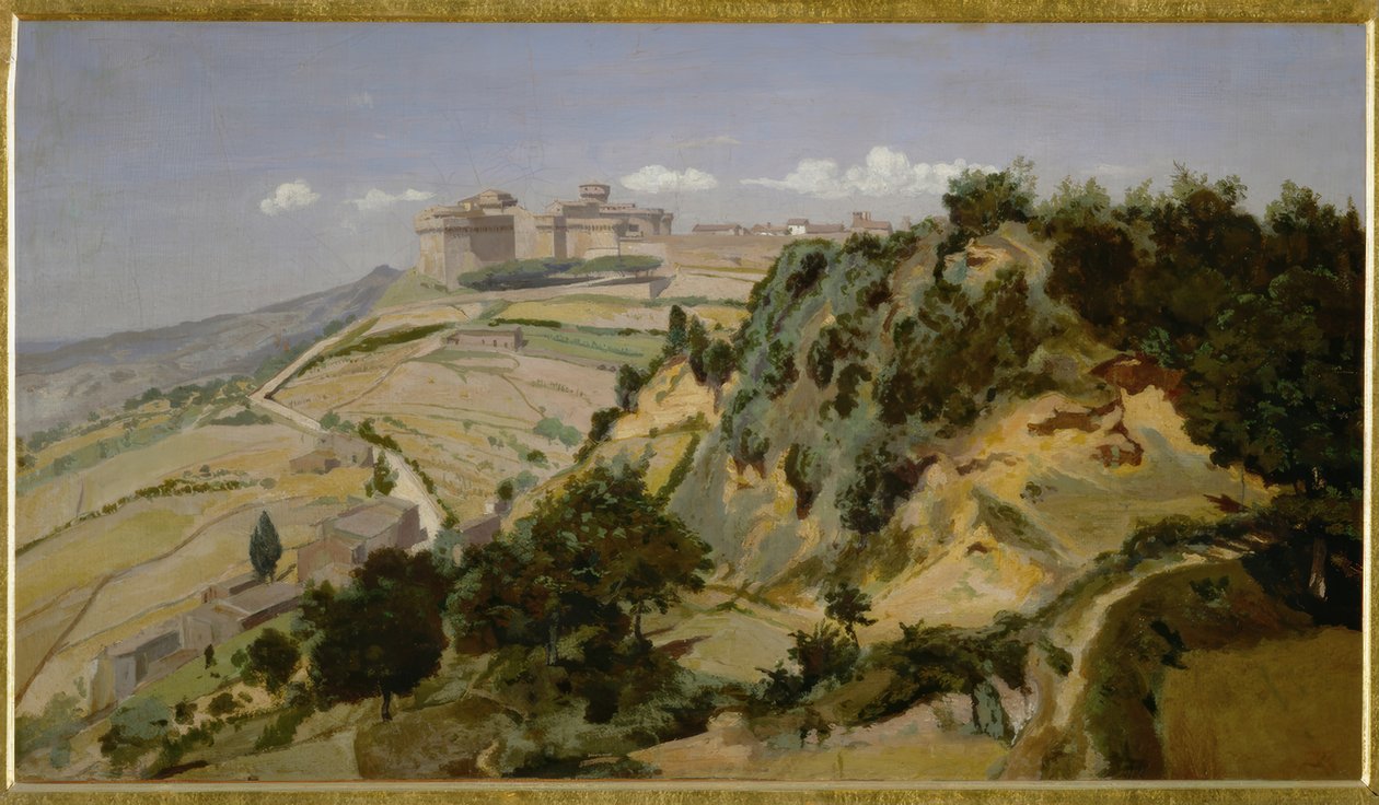 Volterra fellegvára alkotó: Jean Baptiste Camille Corot