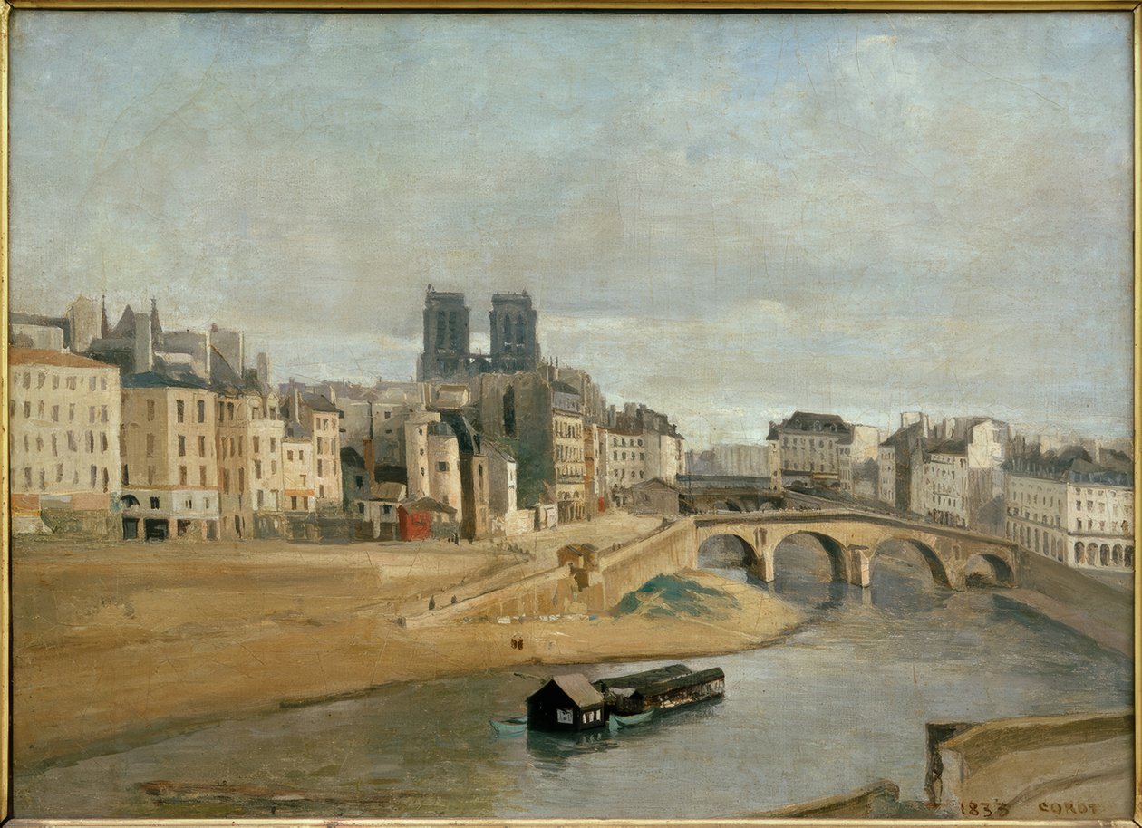 A Quai des Orfèvres alkotó: Jean Baptiste Camille Corot