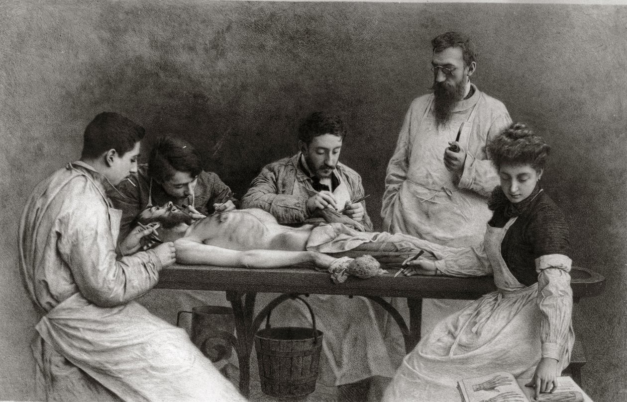 A gyakorlati iskola vége, 1902 alkotó: Camille Felix Bellanger
