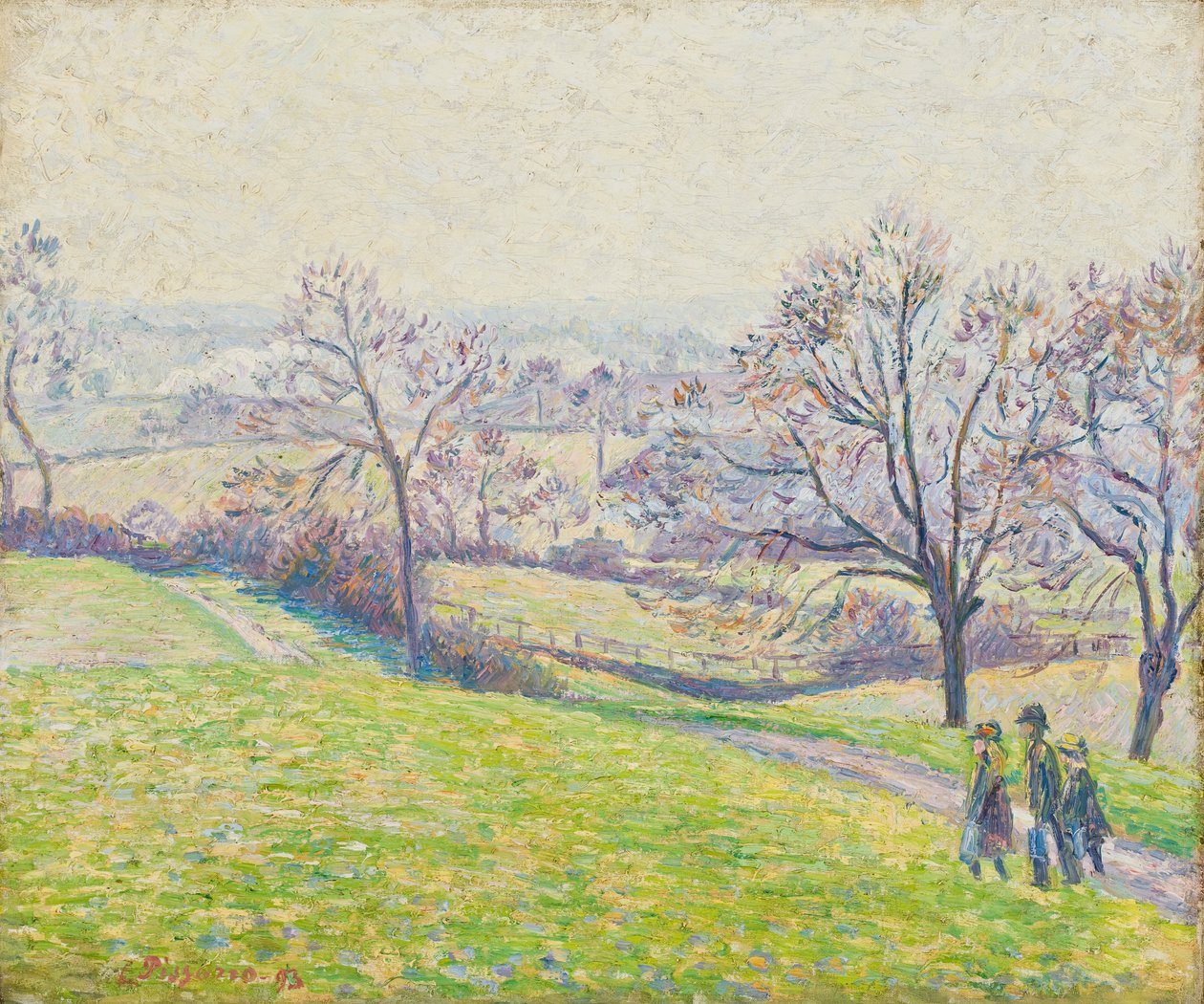 Epping-táj, 1893 (olaj, vászon) alkotó: Camille Jacob Pissarro