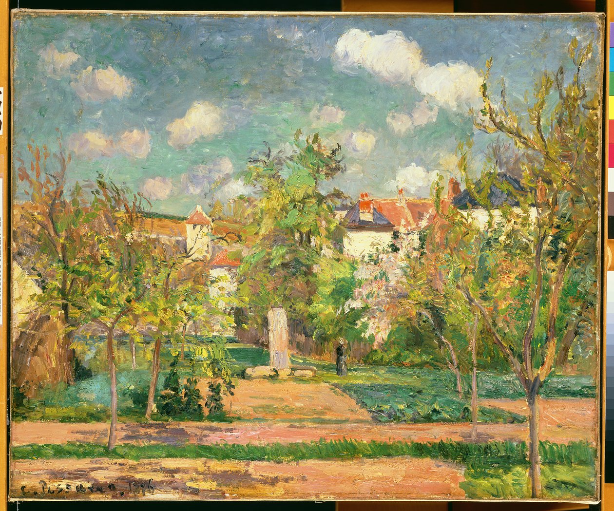 Kert, 1876 körül alkotó: Camille Jacob Pissarro