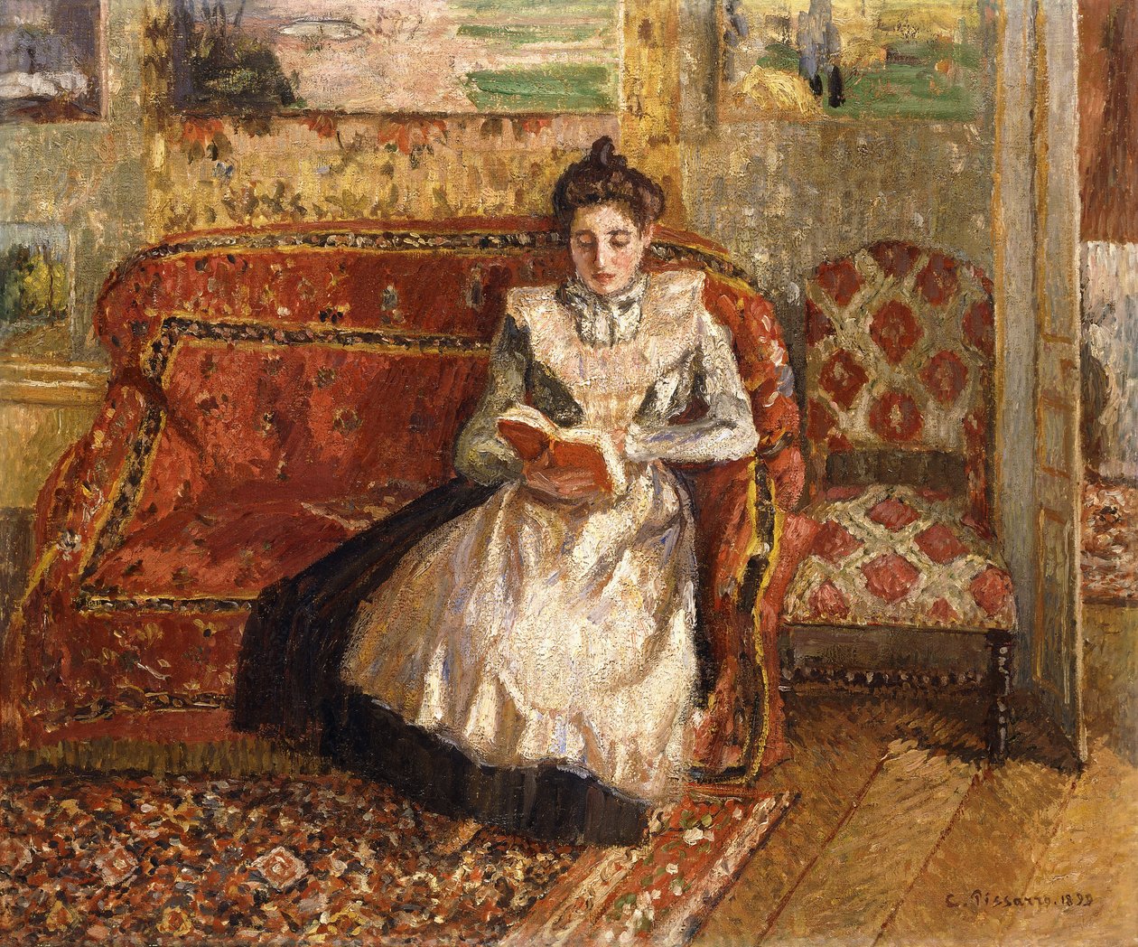 Jeanne Reading, 1899 alkotó: Camille Jacob Pissarro