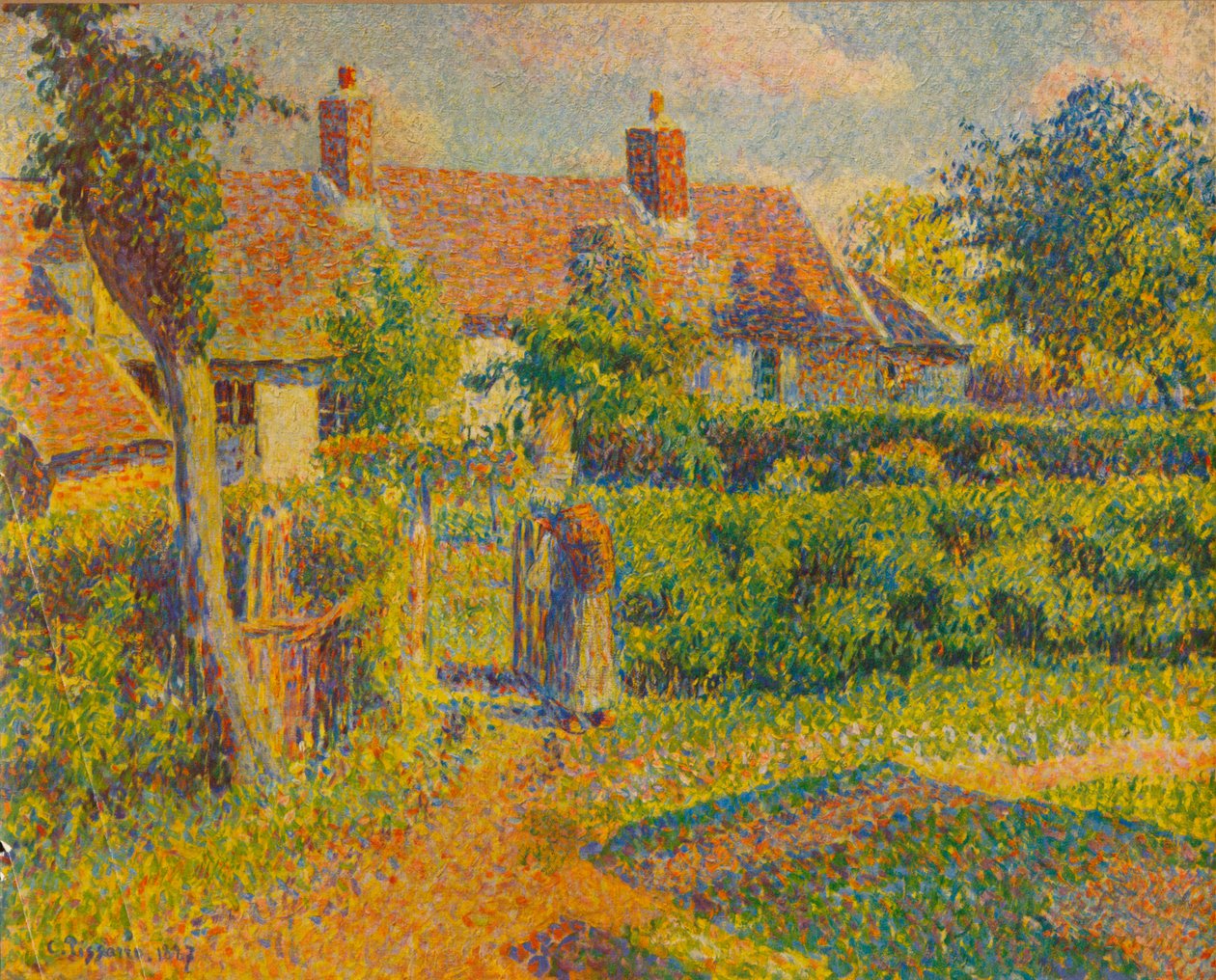 A házikó, 1887, 1935. alkotó: Camille Jacob Pissarro