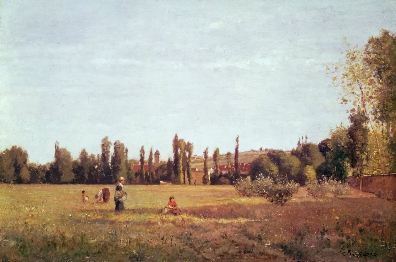La Varenne de St. Hilaire, 1863 alkotó: Camille Jacob Pissarro