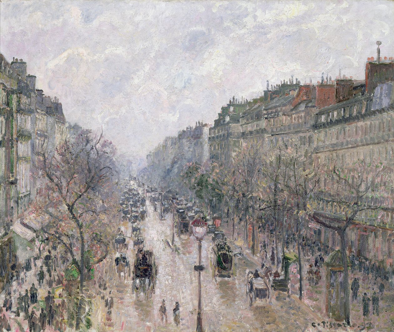 A Boulevard Montmartre alkotó: Camille Jacob Pissarro