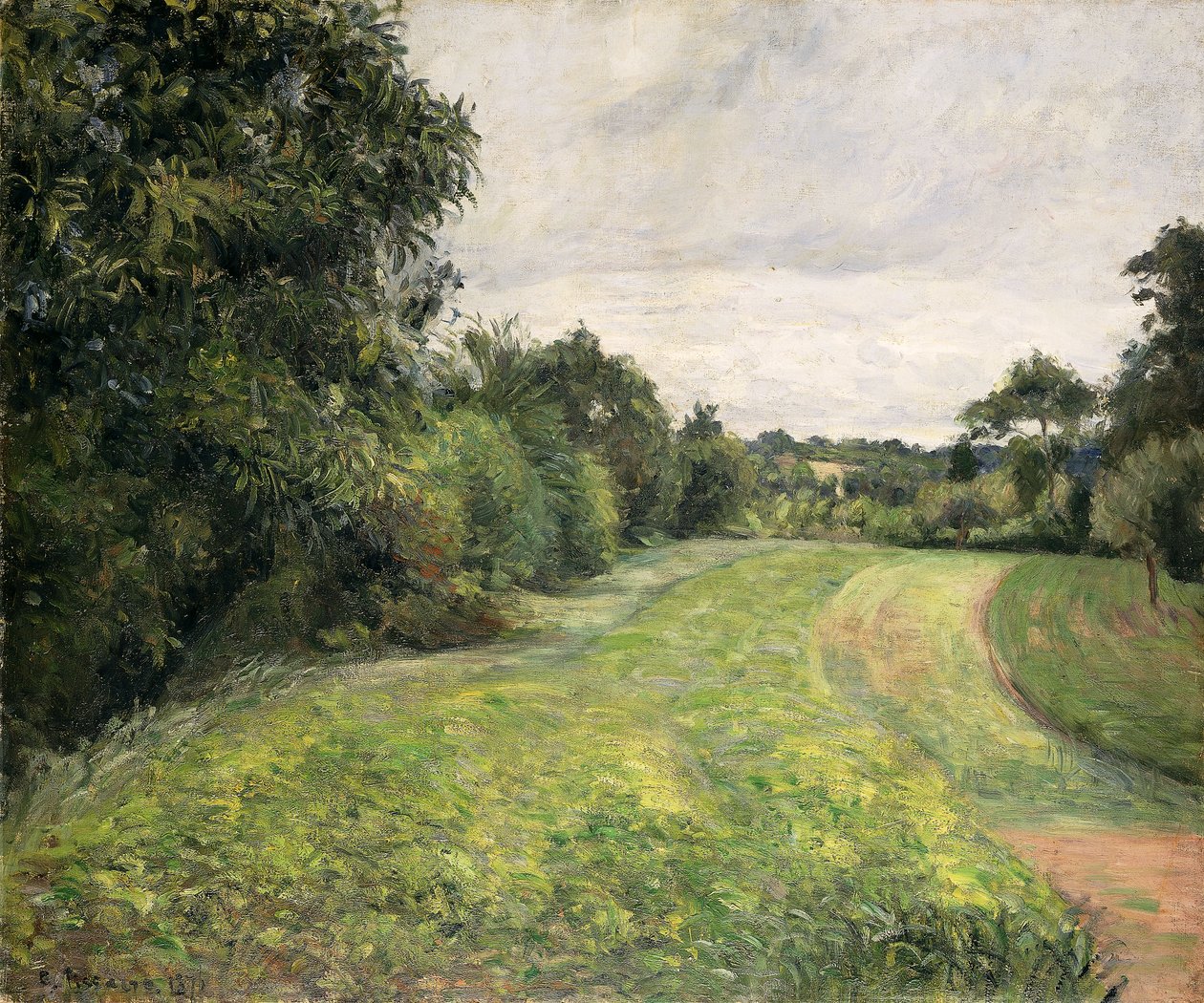 A Szent alja, 1876 alkotó: Camille Jacob Pissarro