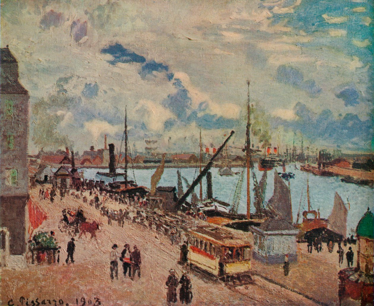 Le Havre külső kikötője, 1903 alkotó: Camille Jacob Pissarro