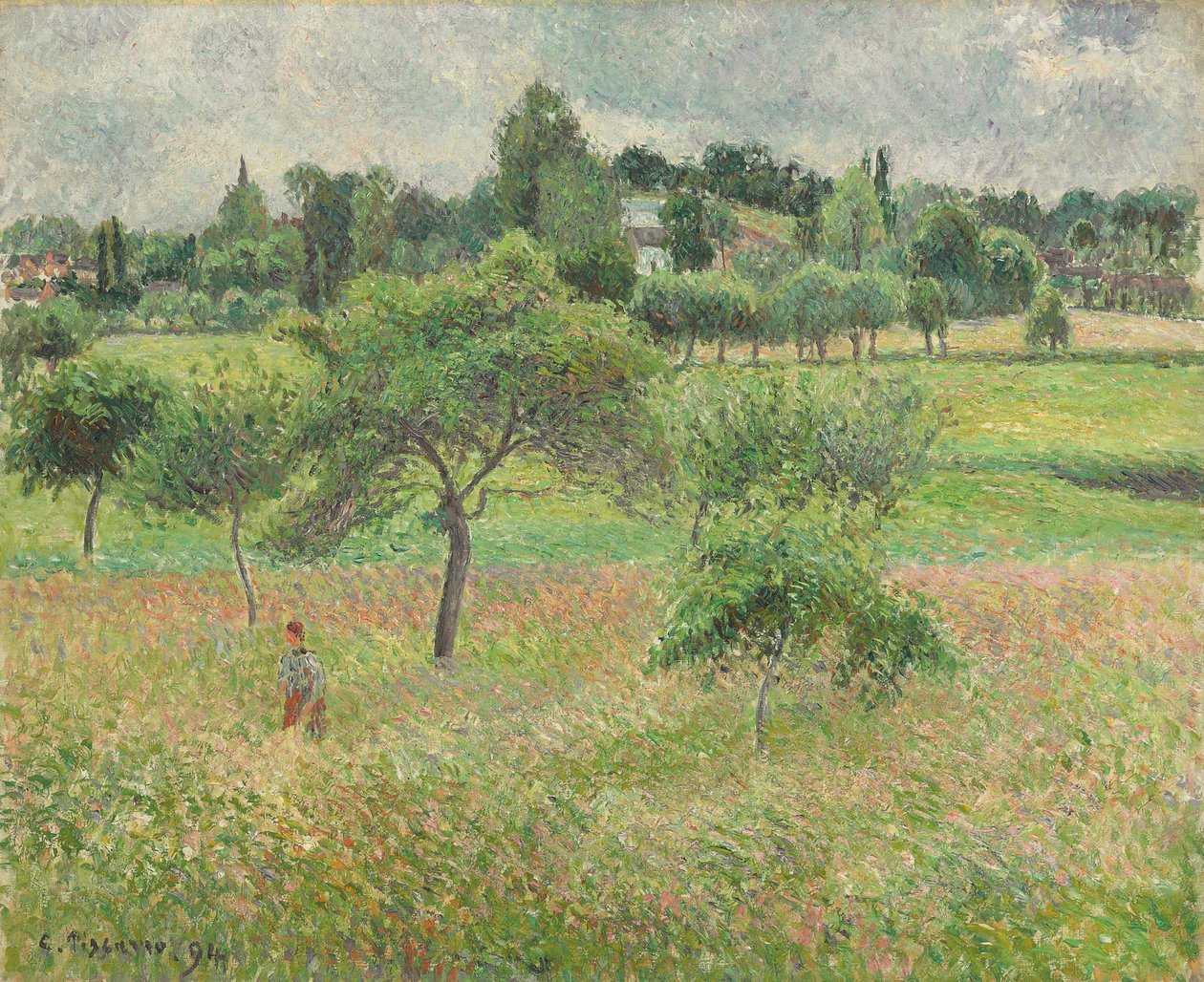 Almafák Eragnyban, 1894 alkotó: Camille Jacob Pissarro