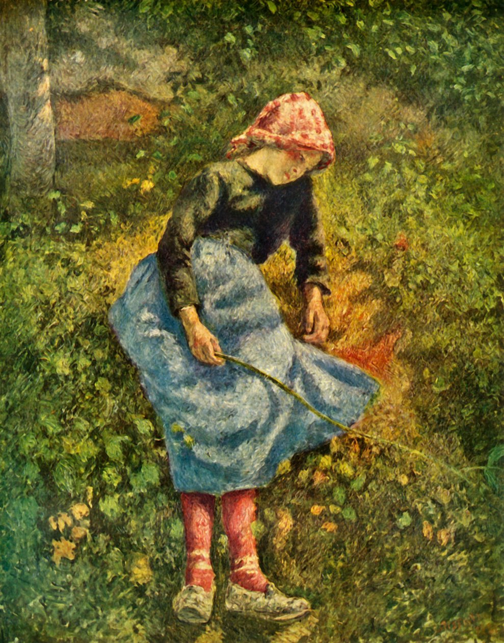 Ülő parasztasszony, 1881, 1939. alkotó: Camille Jacob Pissarro