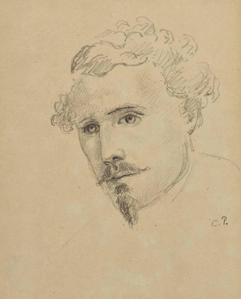 Önarckép, c. 1853. alkotó: Camille Jacob Pissarro
