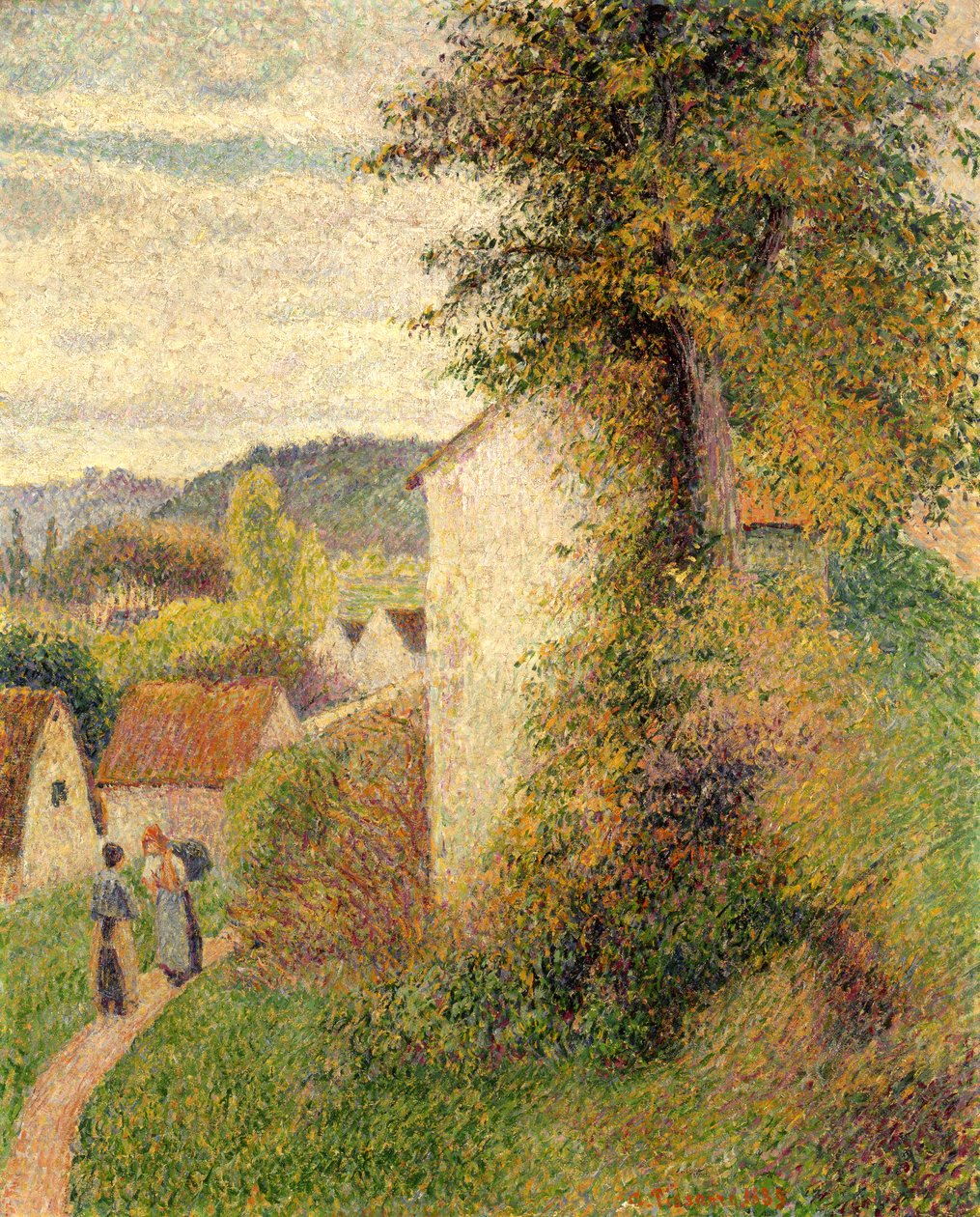 Az ösvény, 1889 alkotó: Camille Jacob Pissarro