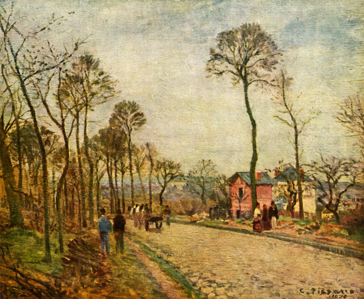 Az út, 1870, 1939. alkotó: Camille Jacob Pissarro